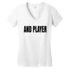and player Women's V-Neck T-Shirt