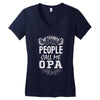 My Favorite People Call Me Opa Women's V-Neck T-Shirt