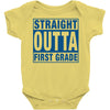 straight outta first grade Baby Bodysuit