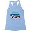 wild bear Racerback Tank