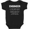 definition of engineer Baby Bodysuit