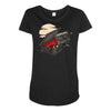 dead man walking Maternity Scoop Neck T-shirt