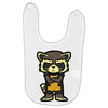 angry raccoon Baby Bibs