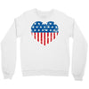 usa flag 2 Crewneck Sweatshirt
