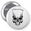 stupid skull Pin-back button