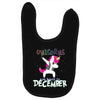 Born Unicorns-Born December Baby Bibs