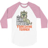 This Girl Loves Yorkshire Terriers 3/4 Sleeve Shirt