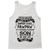 Super Cool Pawpaw Of A Freaking Awesome Son Tank Top