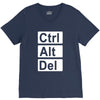 control alt delete V-Neck Tee