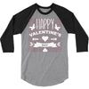 happy valentine's day 3/4 Sleeve Shirt