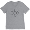 caffeine molecule t shirt coffee funny nerd xl V-Neck Tee