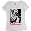 All Might Women's Triblend Scoop T-shirt