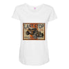 last stop hot rod repair sign, ideal birthday gift or present Maternity Scoop Neck T-shirt