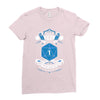 Natural 1   Orc Blue Edition Ladies Fitted T-Shirt