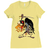 ugly tengu Ladies Fitted T-Shirt
