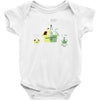 schrodinger's night Baby Bodysuit
