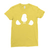 Chicken and Little Chick Ladies Fitted T-Shirt