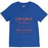 obama   the man   the myth   the legen V-Neck Tee