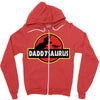 Daddysaurus Jurassic Park Zipper Hoodie
