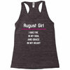 August Girl Racerback Tank