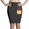 Heart Pocket Pencil Skirts