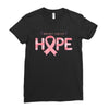 breast cancer hope Ladies Fitted T-Shirt