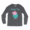 peppa pig  daddy pig Long Sleeve Shirts