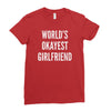 world's okayest girlfriend Ladies Fitted T-Shirt