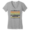 i'm a proud father in law Women's V-Neck T-Shirt