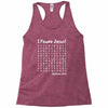 i Found Jesus Racerback Tank