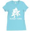 new ninja tune Ladies Fitted T-Shirt