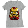 iron man stormtrooper mashup 1 Ladies Fitted T-Shirt