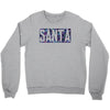 santa colorful glitter Crewneck Sweatshirt