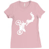 motocross motor bike motorrad cross biker freestyle mx sx baja Ladies Fitted T-Shirt