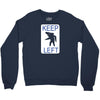keep left shark Crewneck Sweatshirt