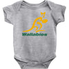 wallabies gold logo Baby Onesie