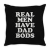 top dad bod Throw Pillow