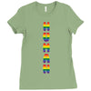 Human, Gay Pride Ladies Fitted T-Shirt