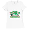 property of st Ladies Fitted T-Shirt