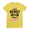 Every Beast Needs a Beauty Ladies Fitted T-Shirt