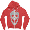 skull tetris Zipper Hoodie