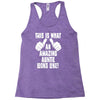 this is what an amazing auntie looks like Racerback Tank