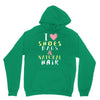 shoes bags natural hair Unisex Hoodie