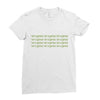 i am a ganius Ladies Fitted T-Shirt