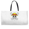 one piece skull Weekender Totes
