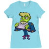 monster cartoon character 14 Ladies Fitted T-Shirt