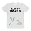 Baby On Board with Stork All Over Women's T-shirt