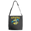 nocturnal song Adjustable Strap Totes
