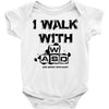 i walk with wasd Baby Onesie