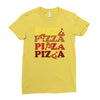 pizza lover 2 Ladies Fitted T-Shirt